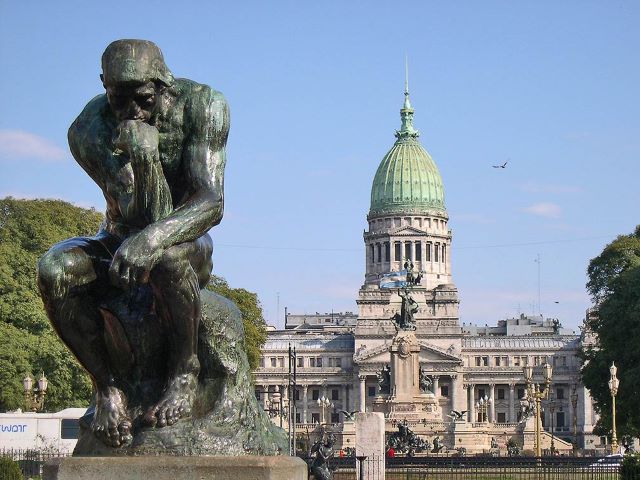 Statue in Buenos Aires Plaza