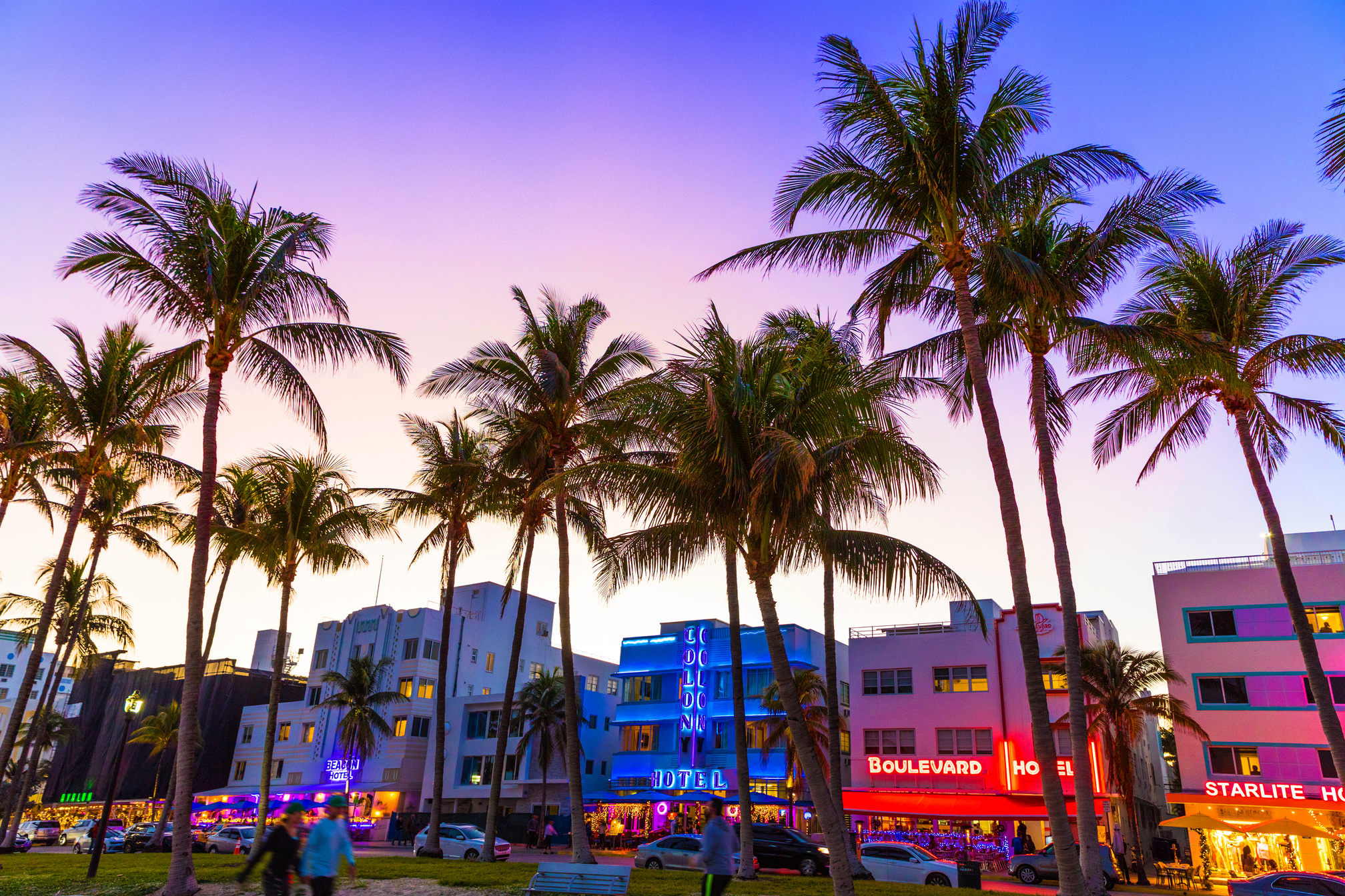 Old Miami at Night